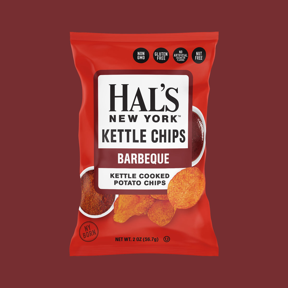 Barbeque Kettle Chips, 2oz