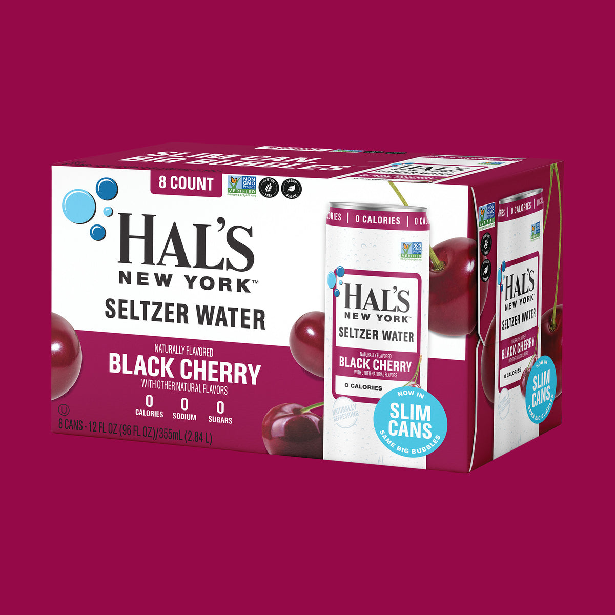 Black Cherry Seltzer Water, 12oz