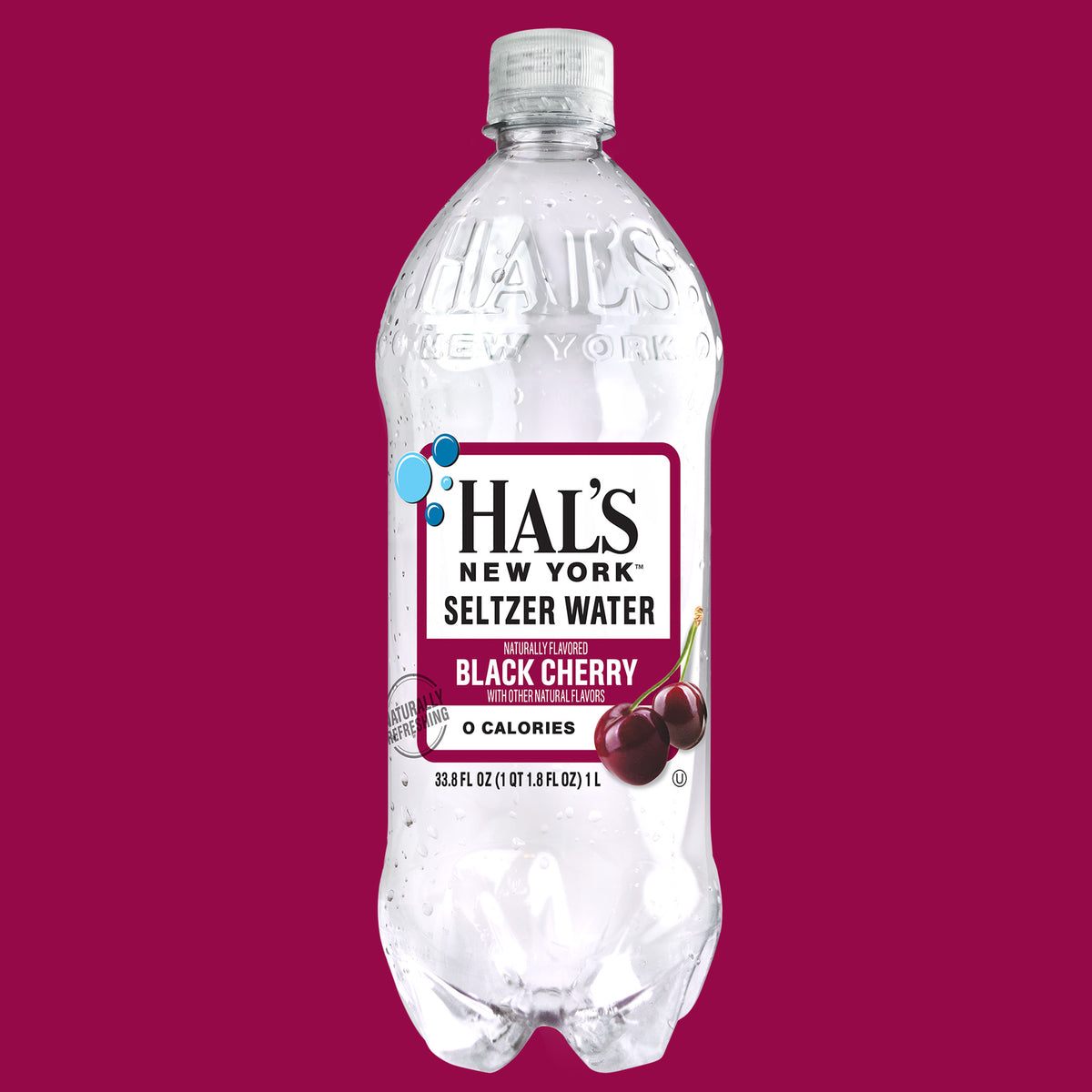 Black Cherry Seltzer Water, 1L