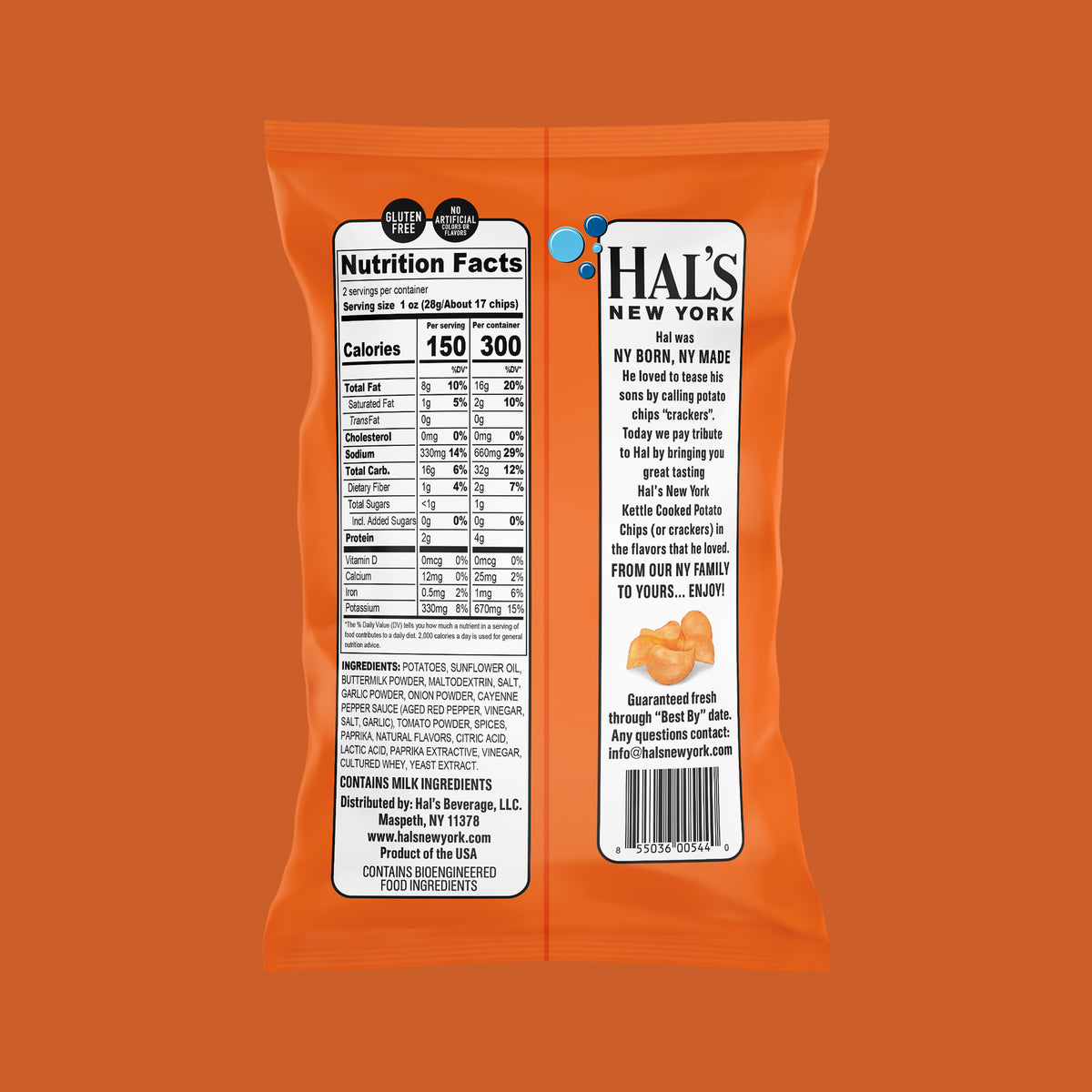 Buffalo Ranch Kettle Chips, 2oz
