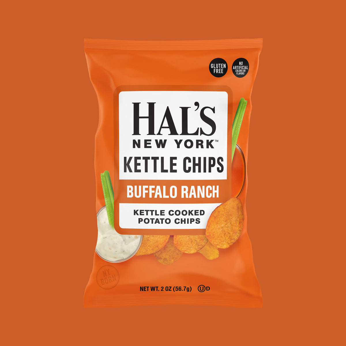 Buffalo Ranch Kettle Chips, 2oz