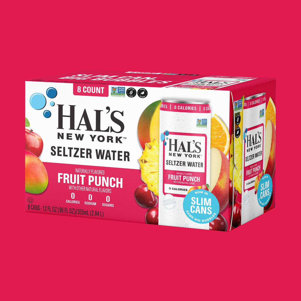 Fruit Punch Seltzer Water, 12oz