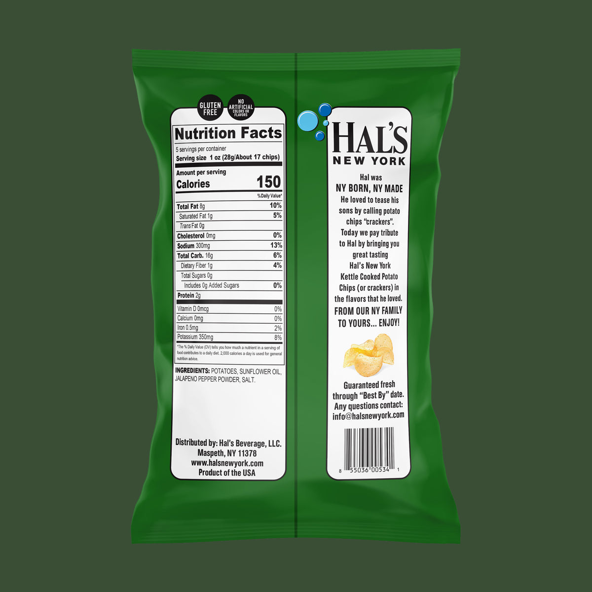 Jalapeño Kettle Chips, 5oz