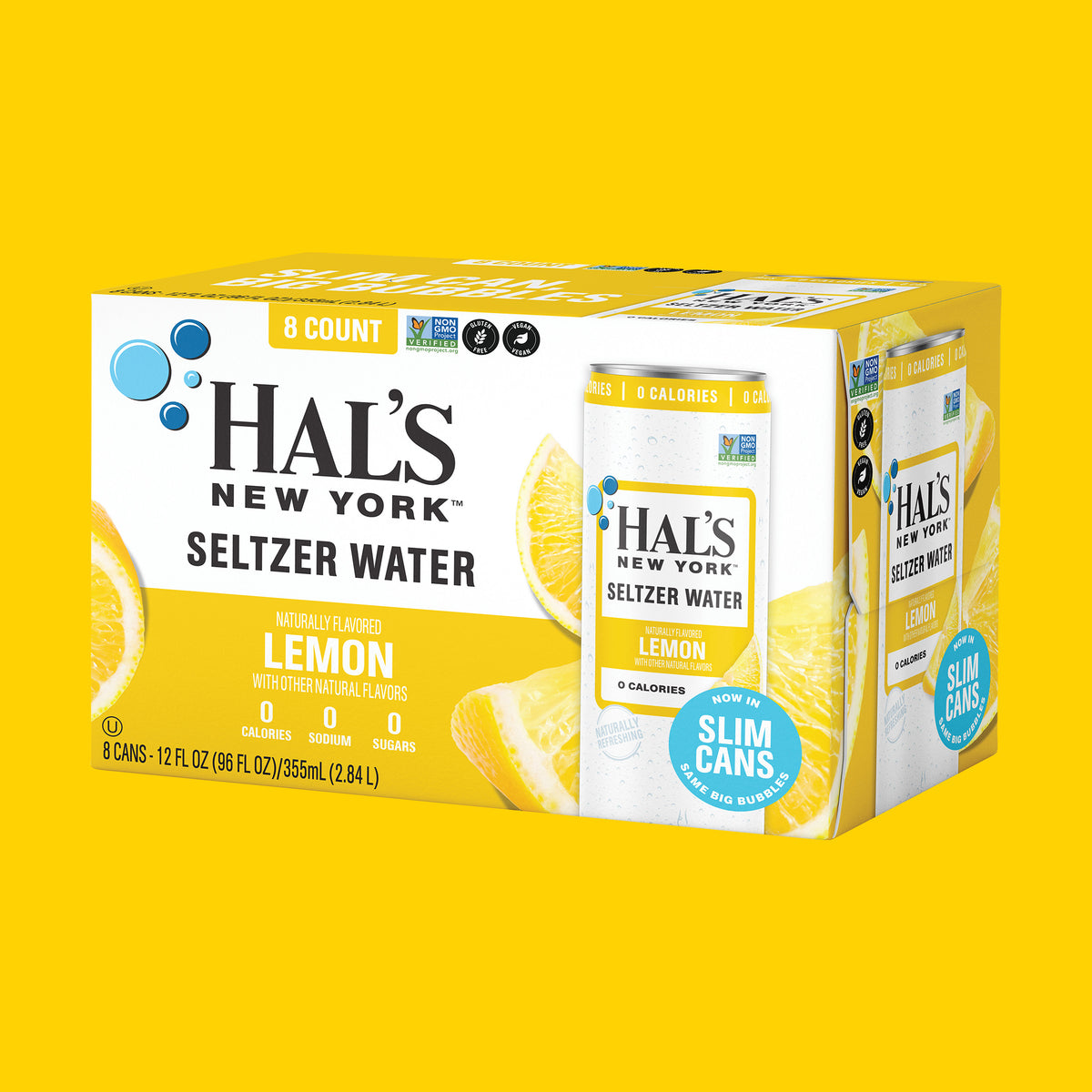 Lemon Seltzer Water, 12oz
