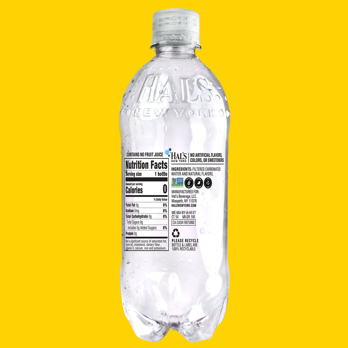Lemon Seltzer Water, 20oz