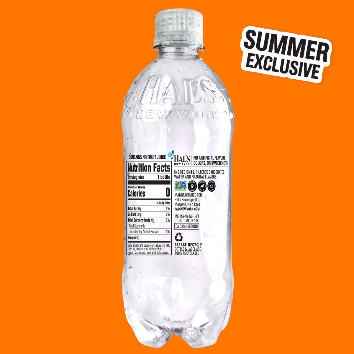 Orange Crème Seltzer Water, 20oz