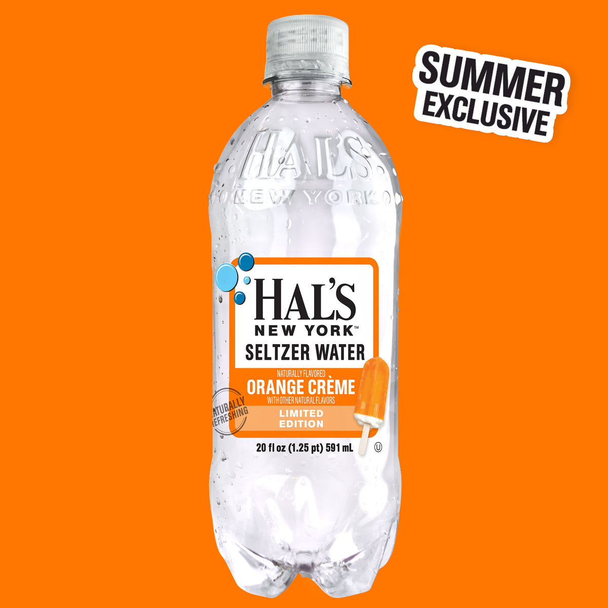 Orange Crème Seltzer Water, 20oz