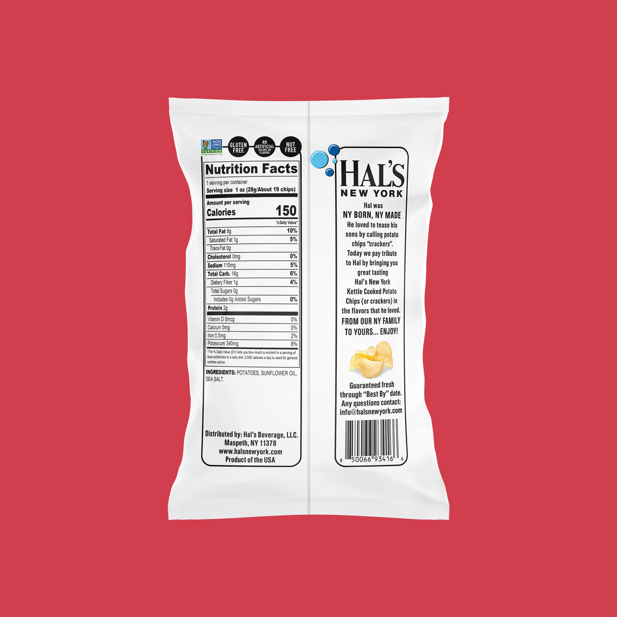 Original Sea Salt Kettle Chips, 1oz