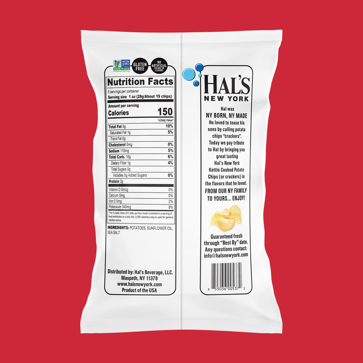 Original Sea Salt Kettle Chips, 5oz