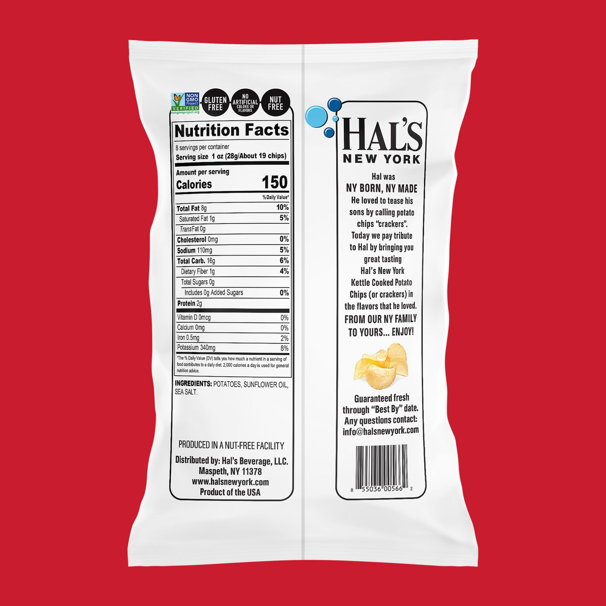 Original Sea Salt Kettle Chips, 8oz