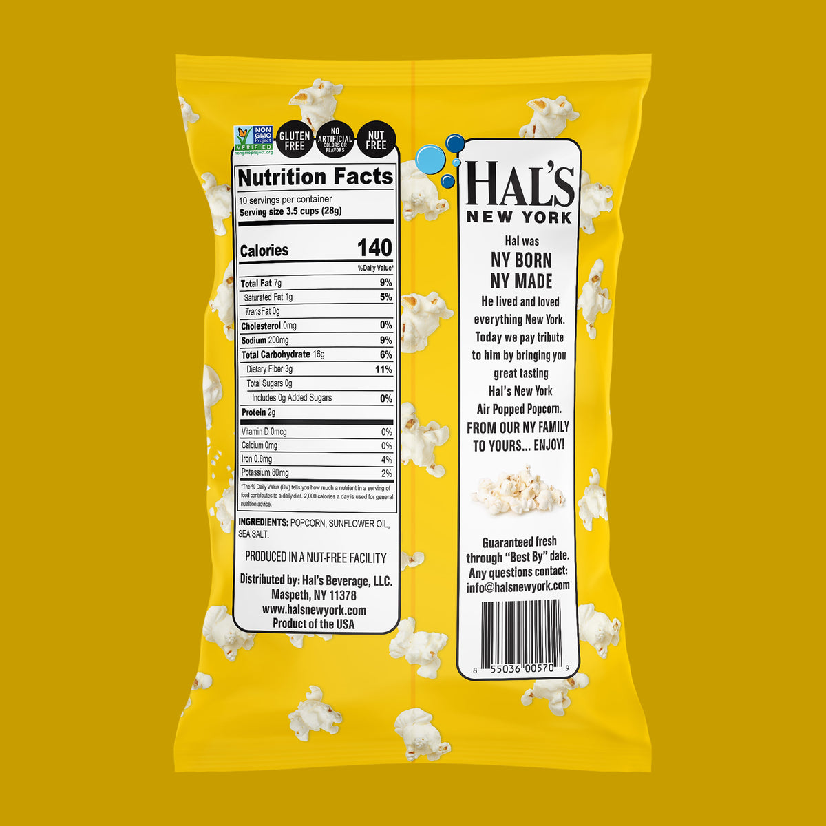 Sea Salt Popcorn, 8oz