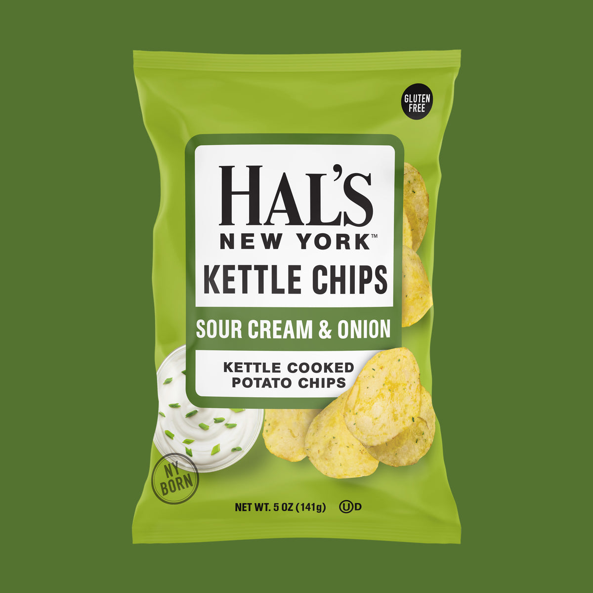 Sour Cream & Onion Kettle Chips, 5oz