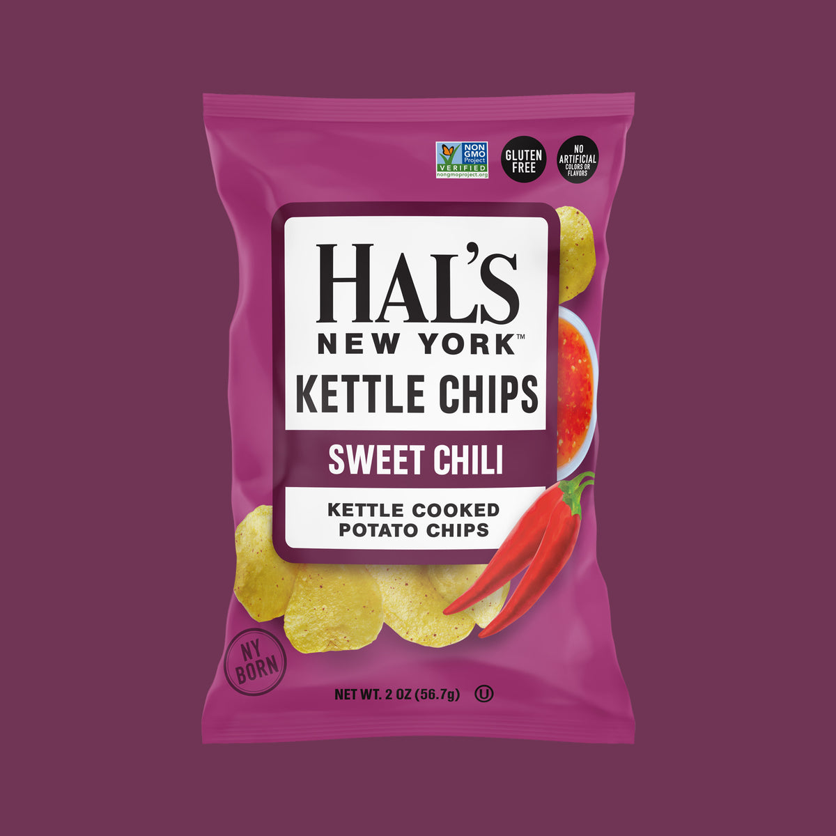 Sweet Chili Kettle Chips, 2oz