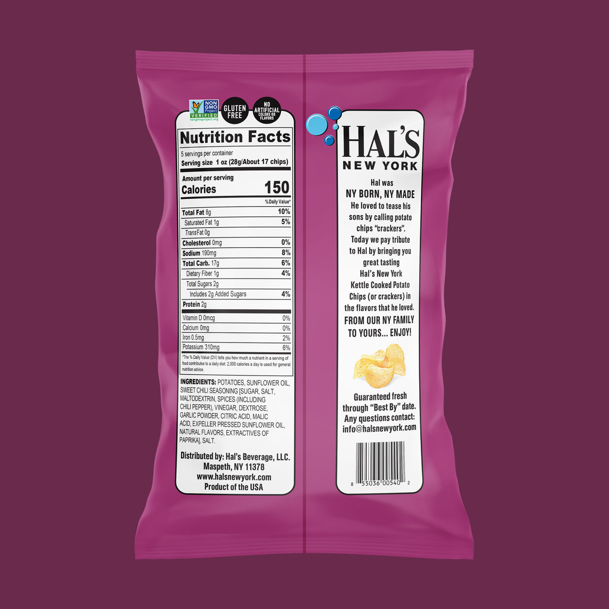 Sweet Chili Kettle Chips, 5oz