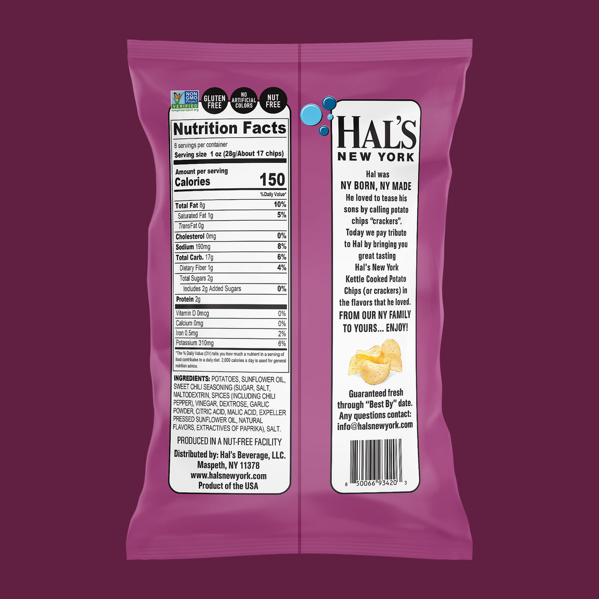 Sweet Chili Kettle Chips, 8oz