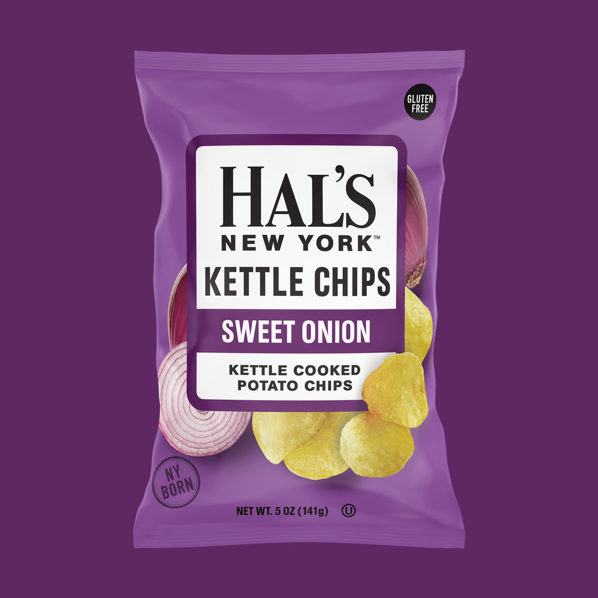Sweet Onion Kettle Chips, 5oz