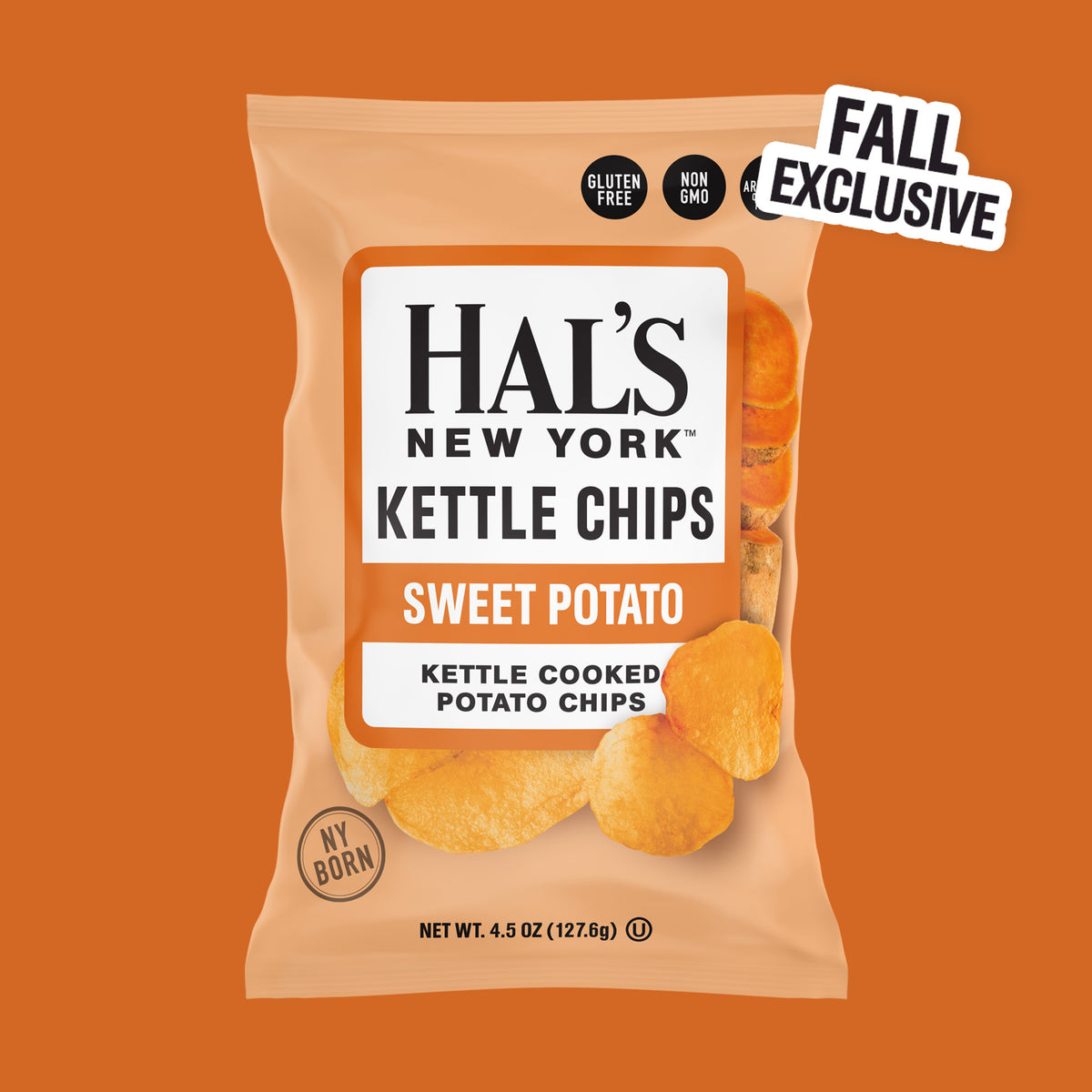 Sweet Potato Kettle Chips, 4.5oz