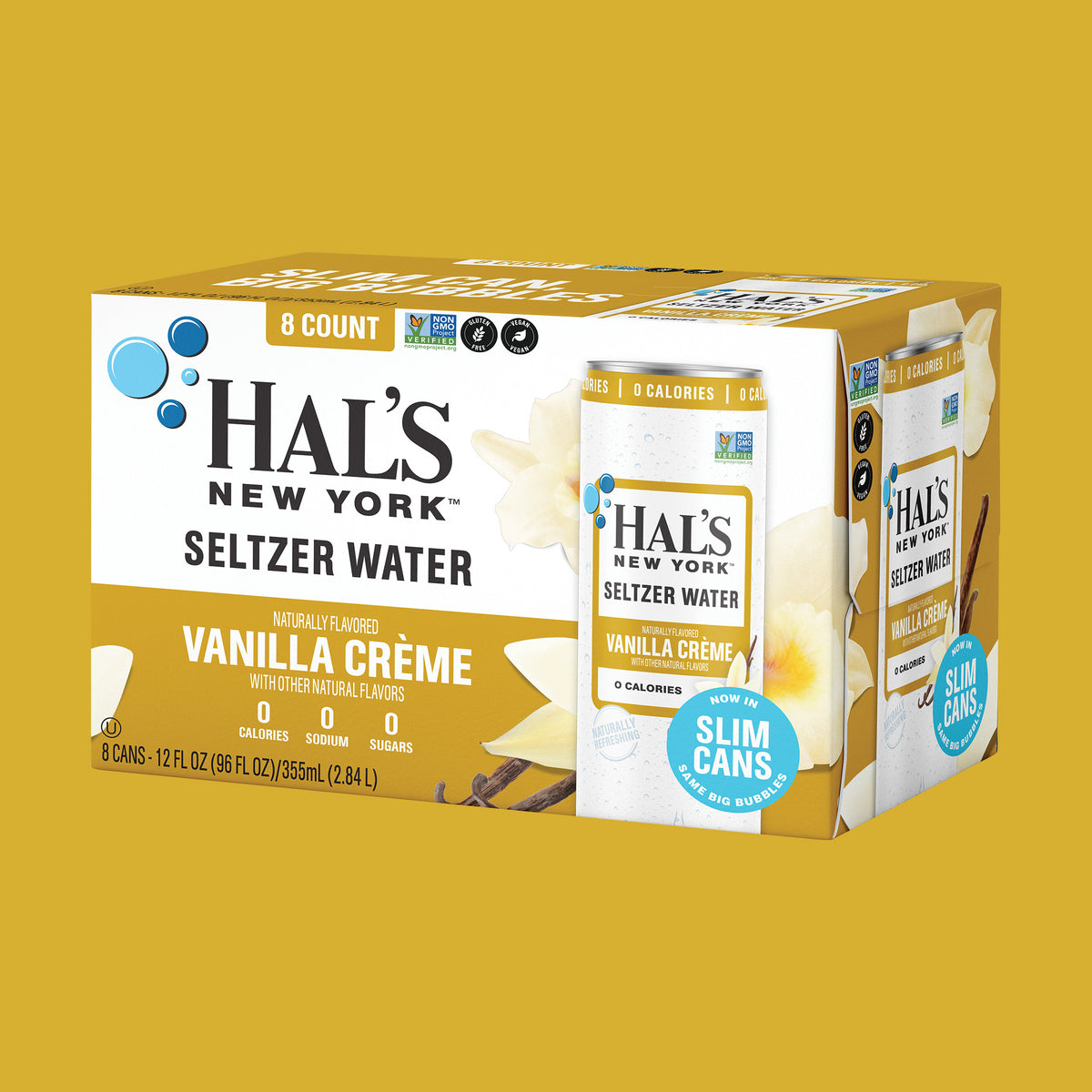 Vanilla Crème Seltzer Water, 12oz